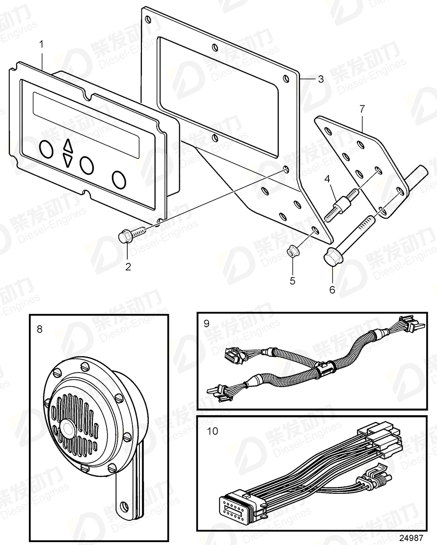 VOLVO Flange screw 965200 Drawing